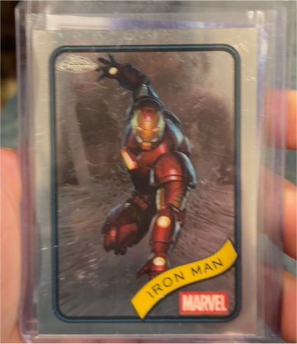2025 Topps Chrome Marvel #1 Iron Man — front
