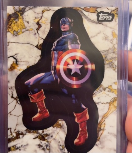 2025 Topps Marvel Comic Book Heroes #108 Captain America — front