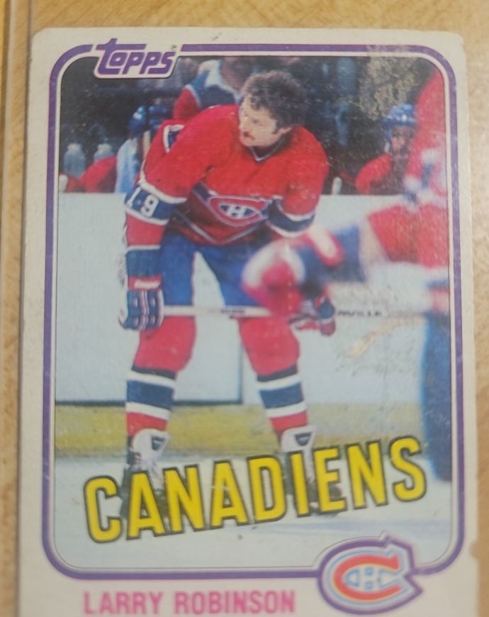 1981-82 Topps #31 Larry Robinson — front