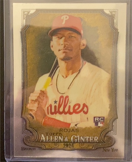 2024 Topps Allen & Ginter #69 Johan Rojas — front