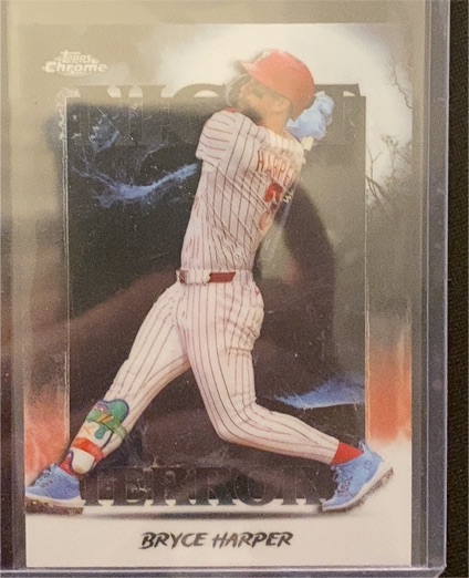 2025 Topps Chrome Update #NT-12 Bryce Harper Night Terrors — front