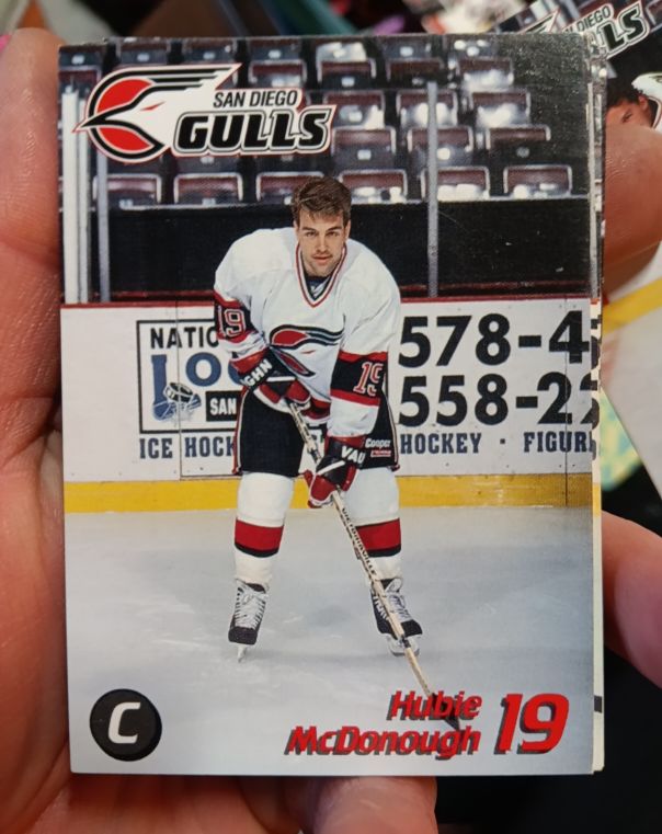1990-91 Pro Set #188 Hubie McDonough — front