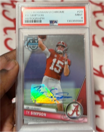 2023 Bowman U Chrome #23 Ty Simpson — front