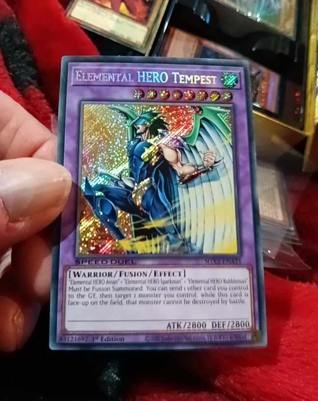 Yu-Gi-Oh! Speed Duel Elemental HERO Tempest SGX2-ENA21 — front