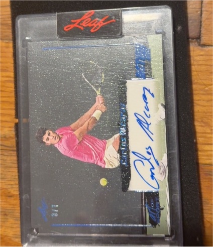 2023 Leaf Pro Set #PA-CA1 Carlos Alcaraz — front