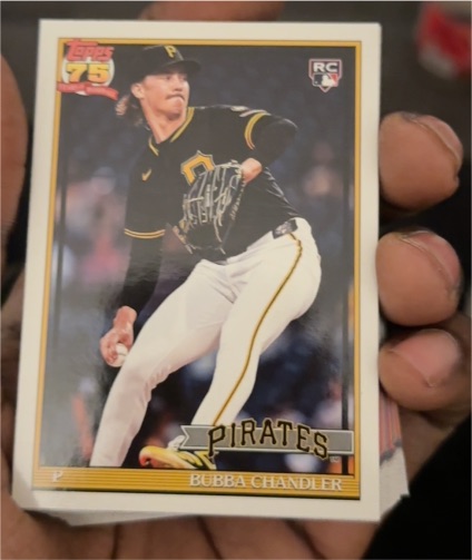 2026 Topps 75th Anniversary #T91-51 Bubba Chandler — front