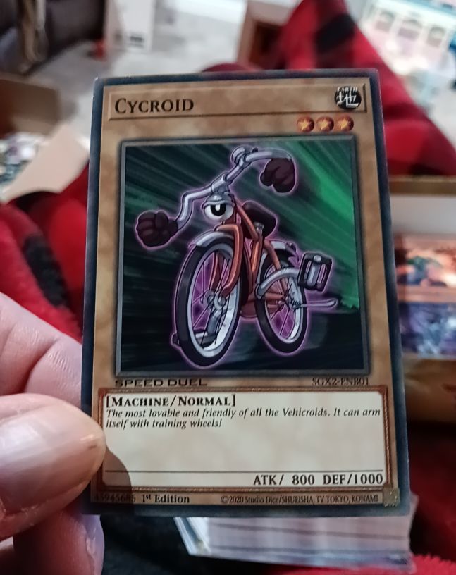 2020 Yu-Gi-Oh! SGX2-ENB01 Cycroid — front