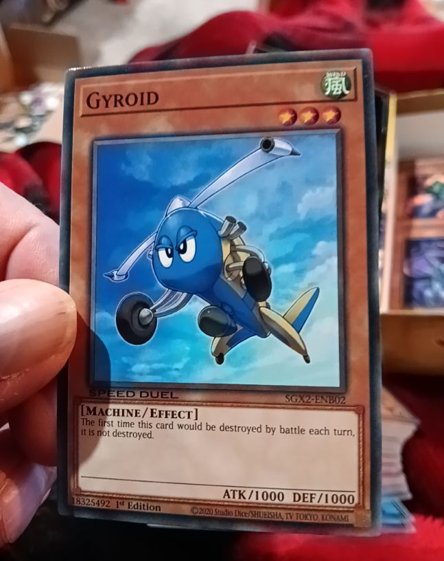 2020 Yu-Gi-Oh! SGX2-ENB02 Gyroid — front