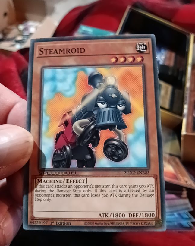 2020 Yu-Gi-Oh! SGX2-ENB03 Steamroid — front