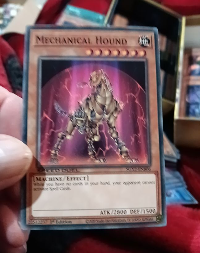Yu-Gi-Oh! 2007 Mechanical Hound #SGX2-ENB06 — front