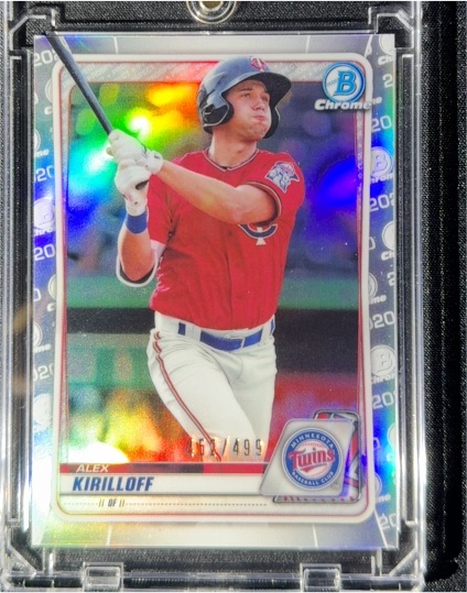 2020 Bowman Chrome #BCP-151 Alex Kirilloff — front