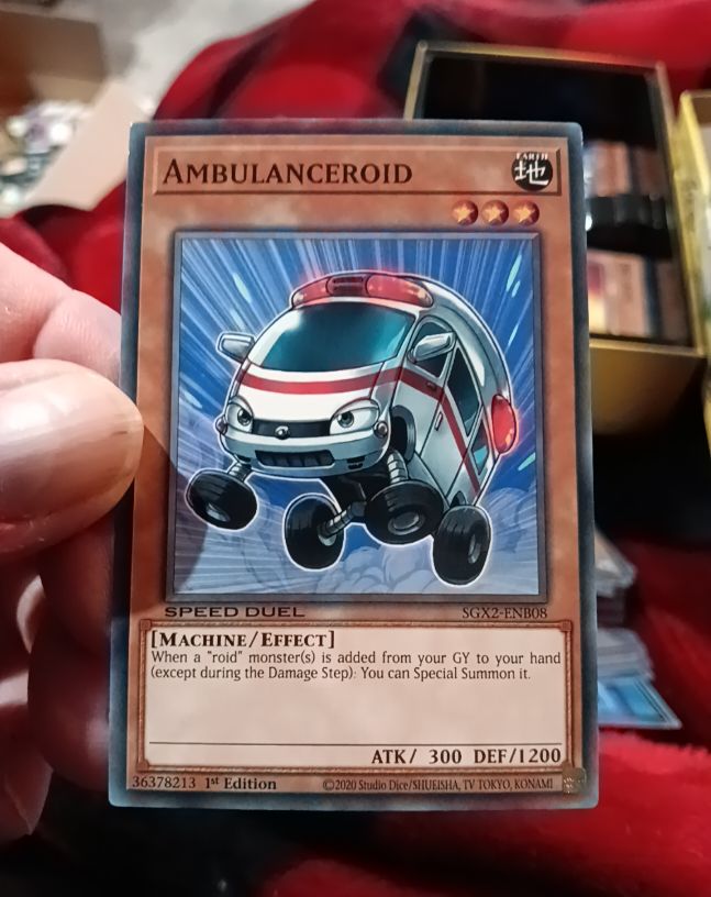 2020 Yu-Gi-Oh! SGX2-ENB08 Ambulanceroid — front