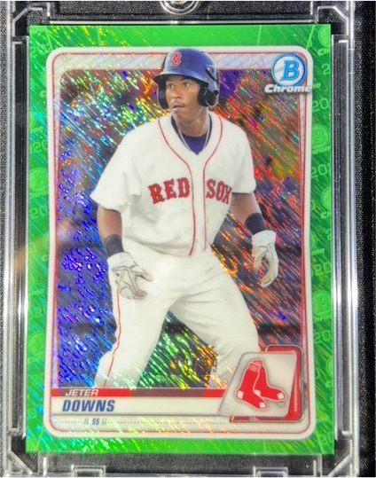 2020 Bowman Chrome #BCP-227 Jeter Downs — front