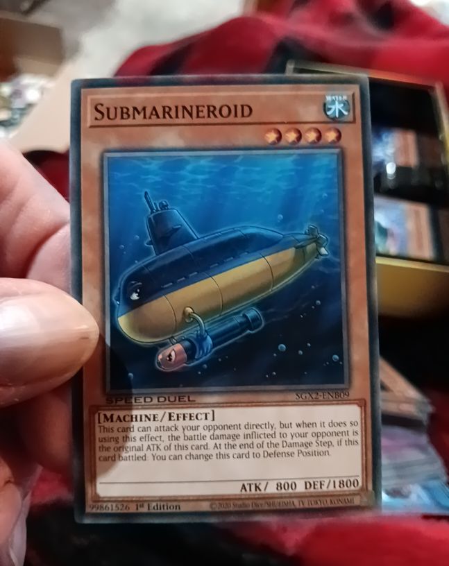 2020 Yu-Gi-Oh! SGX2-ENB09 Submarineroid — front
