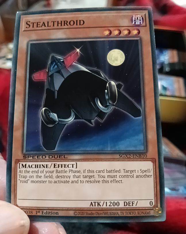 2020 Yu-Gi-Oh! SGX2-ENB10 Stealthroid — front