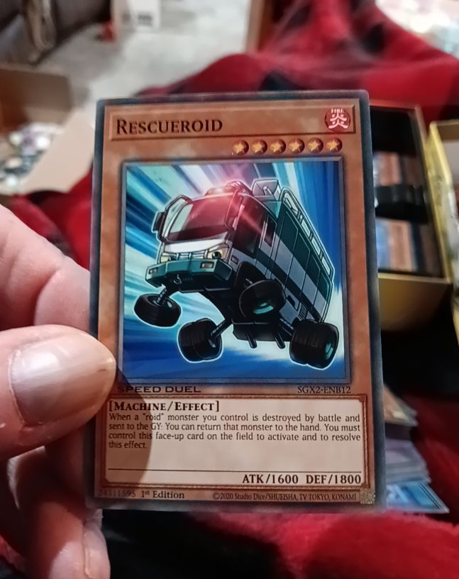 2020 Yu-Gi-Oh! SGX2-ENB12 Rescueroid — front