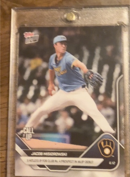 2025 Topps Now #291 Jacob Misiorowski — front