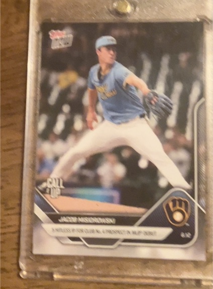 2025 Topps Now #349 Jacob Misiorowski — front