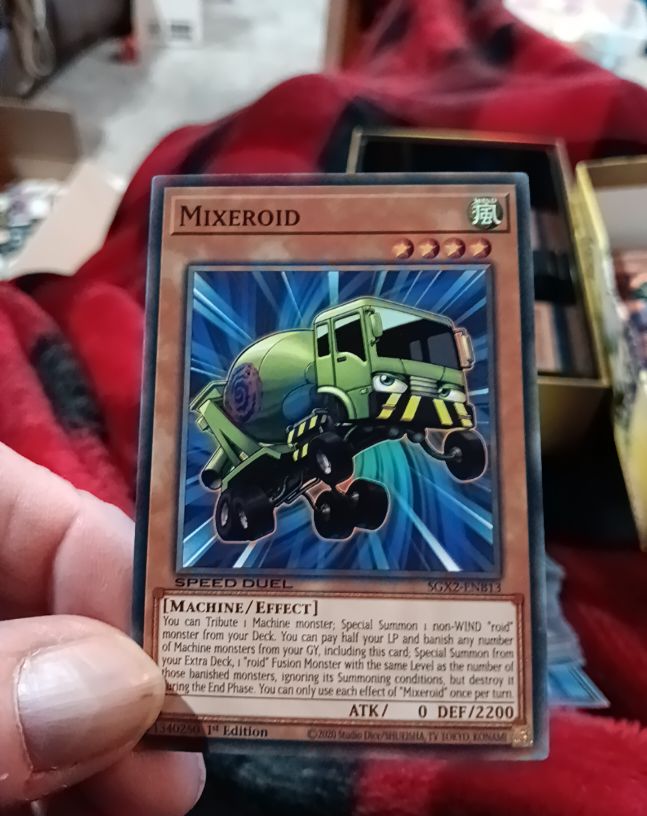 2020 Yu-Gi-Oh! SGX2-ENB13 Mixeroid — front