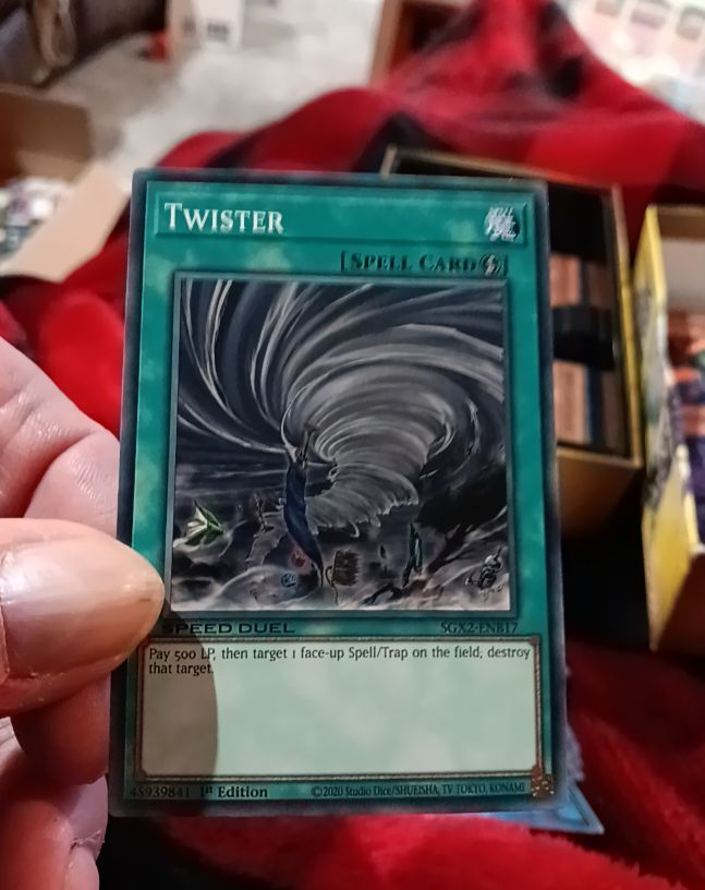 2020 Yu-Gi-Oh! SGX2-EN017 Twister — front
