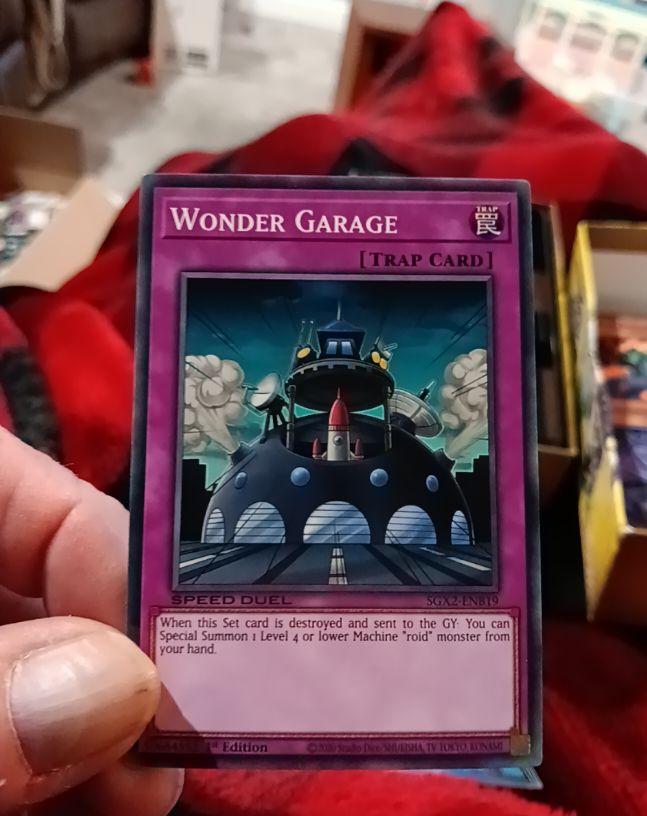Yu-Gi-Oh! 1996 POTD-EN055 Wonder Garage — front