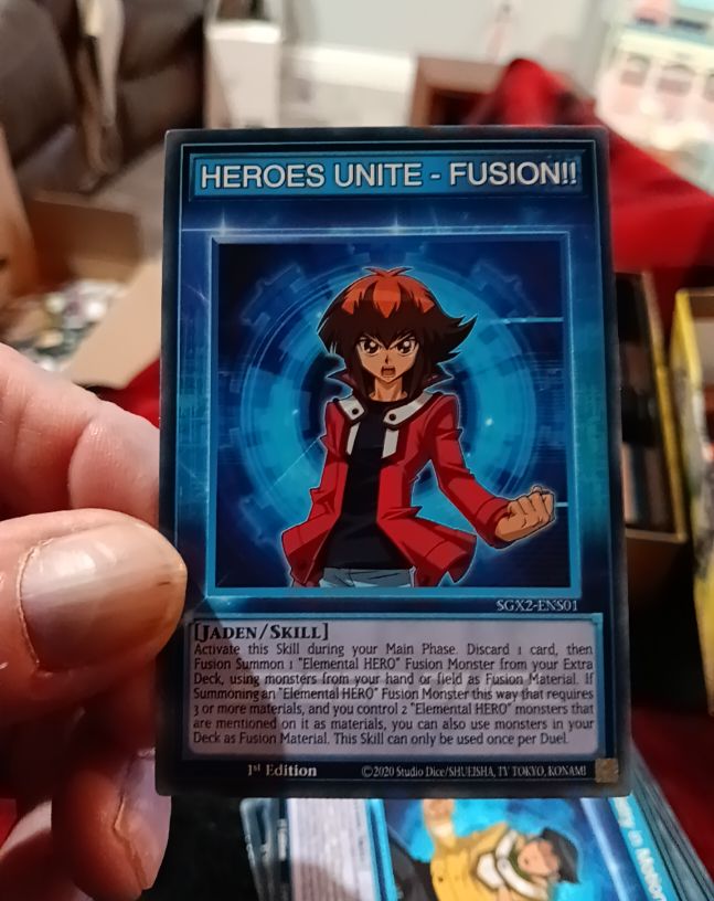 2020 Yu-Gi-Oh! SGX2-ENS01 Heroes Unite - Fusion!! — front