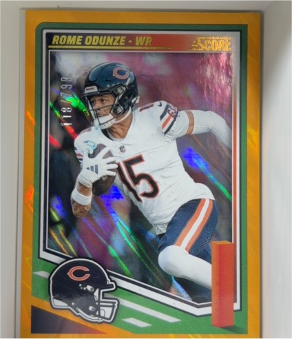 2025 Panini Score #289 Rome Odunze — front