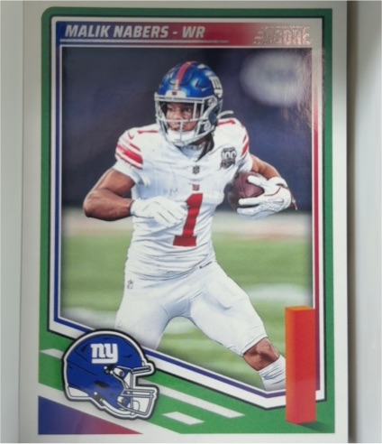 2025 Panini Score #105 Malik Nabers — front