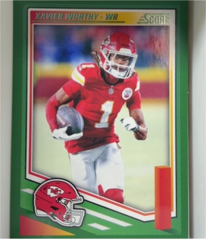 2025 Panini Score #237 Xavier Worthy — front