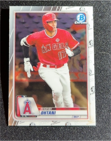 2020 Bowman Chrome #58 Shohei Ohtani — front