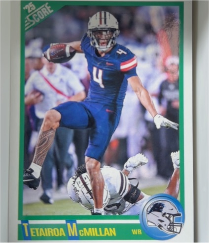 2025 Panini Score #3 Tetairoa McMillan — front