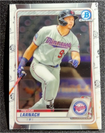 2020 Bowman Chrome #BCP-249 Trevor Larnach — front