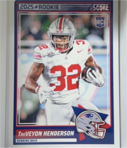 2025 Panini Score #59 TreVeyon Henderson — front