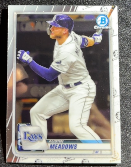 2020 Bowman Chrome #60 Austin Meadows — front