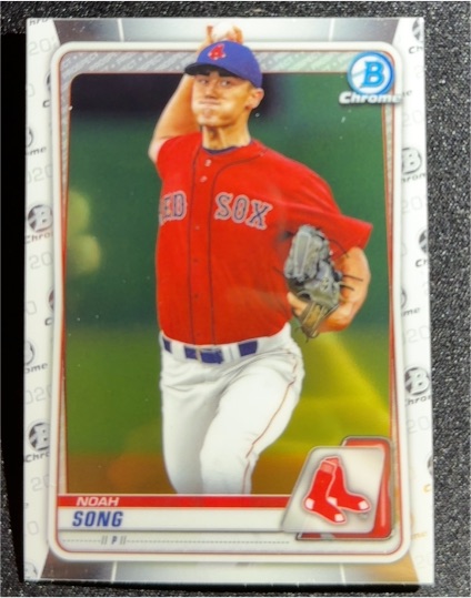 2020 Bowman Chrome #BCP-161 Noah Song — front