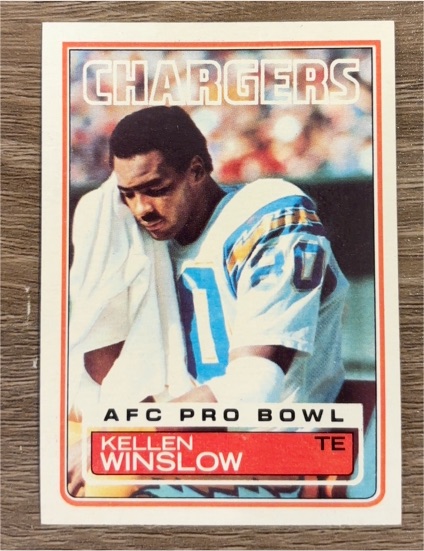 1983 Topps #382 Kellen Winslow — front