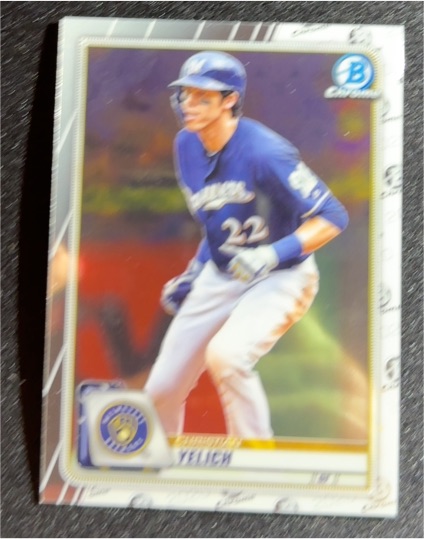 2020 Bowman Chrome #76 Christian Yelich — front