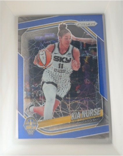 2025 Panini Prizm WNBA #24 Kia Nurse Blue Velocity Prizm — front