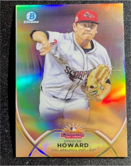 2020 Bowman Chrome #AFL-SH Spencer Howard — front
