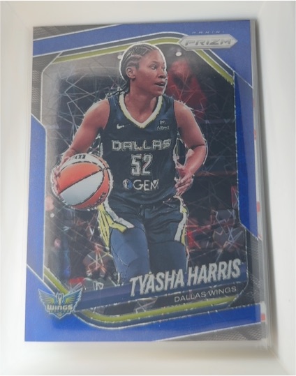 2025 Panini Prizm WNBA #130 Tyasha Harris Blue Velocity — front