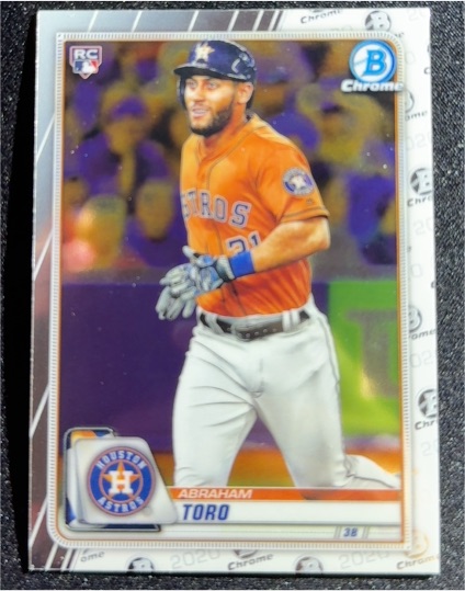 2020 Bowman Chrome #91 Abraham Toro — front