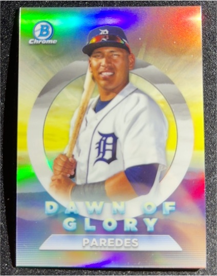 2020 Bowman Chrome #DG-6 Isaac Paredes Dawn of Glory — front