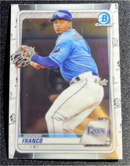 2020 Bowman Chrome Prospects #BCP-163 Wander Franco — front