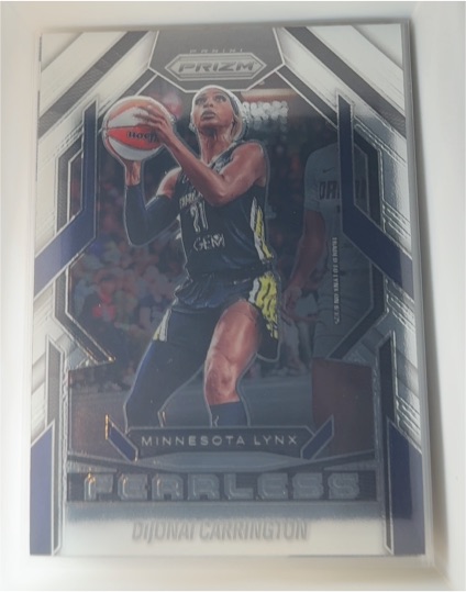 2025 Panini Prizm WNBA #10 DiJonai Carrington Fearless — front