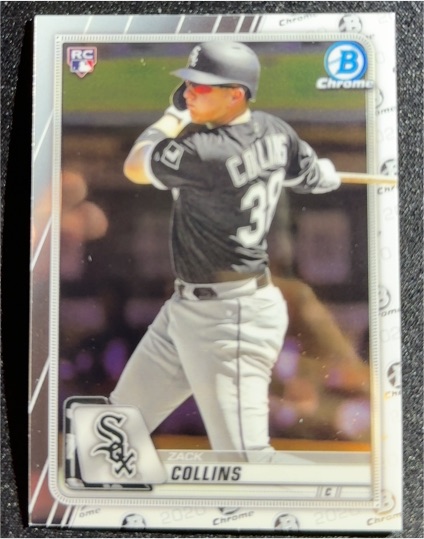 2020 Bowman Chrome #9 Zack Collins — front