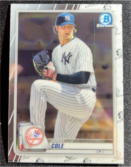 2020 Bowman Chrome #55 Gerrit Cole — front