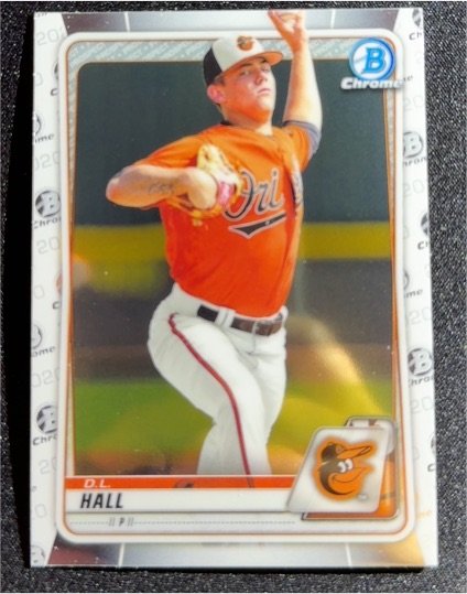 2020 Bowman Chrome Prospects #BCP-238 D.L. Hall — front
