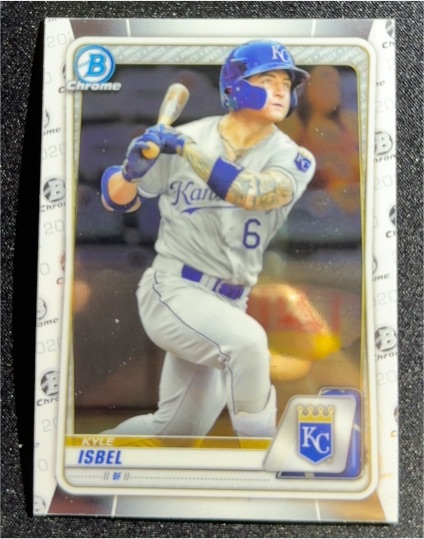 2020 Bowman Chrome #BCP-165 Kyle Isbel — front