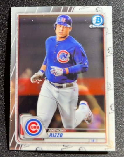 2020 Bowman Chrome #92 Anthony Rizzo — front