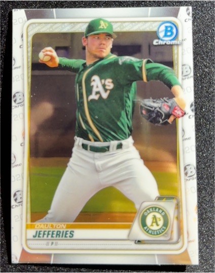 2020 Bowman Chrome Prospects #BCP-153 Daulton Jefferies — front